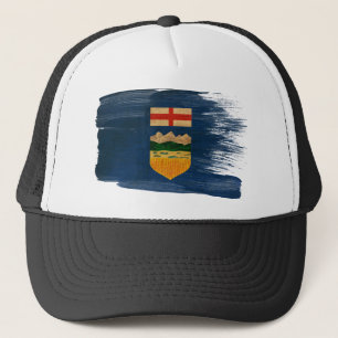Casquette de camionneur de drapeau d'Alberta