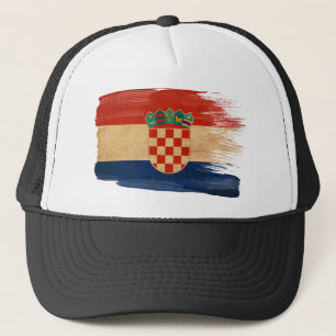 Casquette de camionneur de drapeau de la Croatie