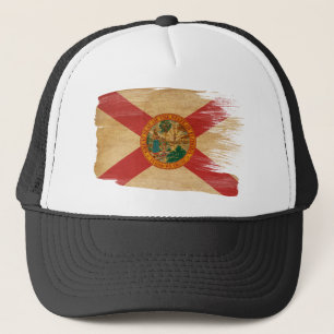 Casquette de camionneur de drapeau de la Floride