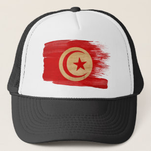 Casquette de camionneur de drapeau de la Tunisie