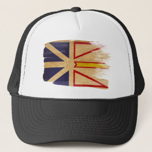 Casquette de camionneur de drapeau de Terre-Neuve