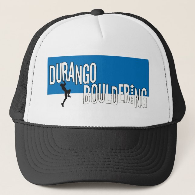 Casquette de camionneur de Durango Bouldering (Devant)