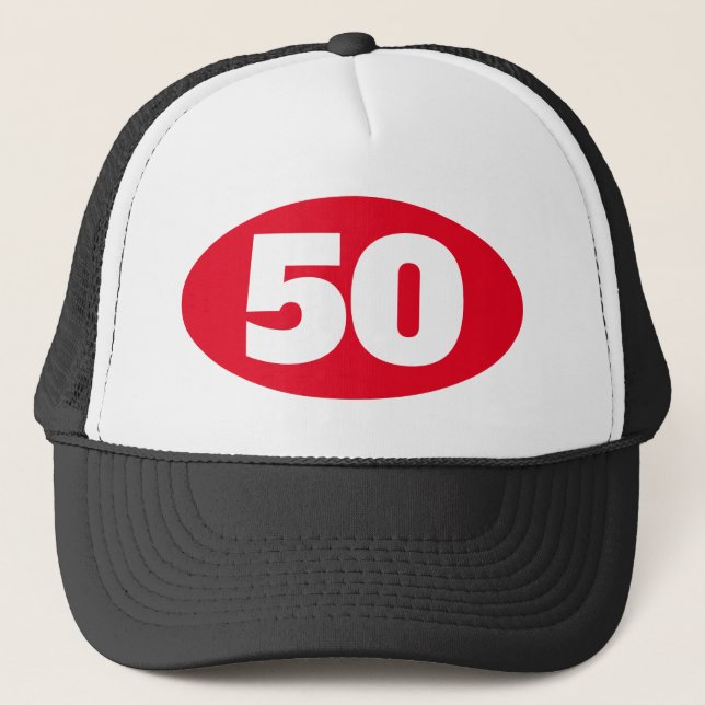 Casquette de camionneur de fête d'anniversaire (Devant)