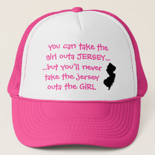 casquette de camionneur de fille de jersey