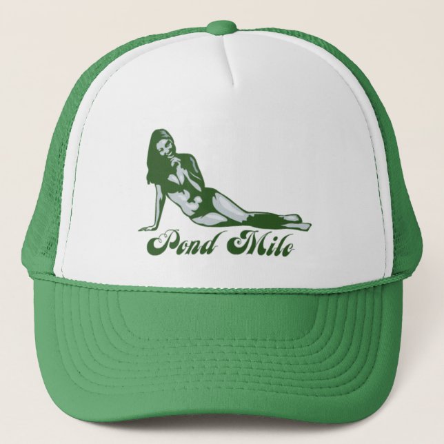 Casquette de camionneur de fille de mille d'étang (Devant)