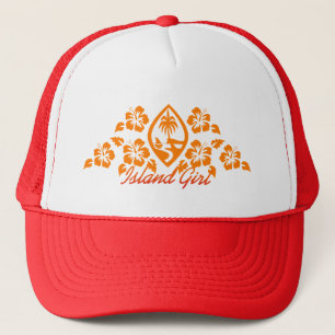 Casquette de camionneur de fille d'insulaire de