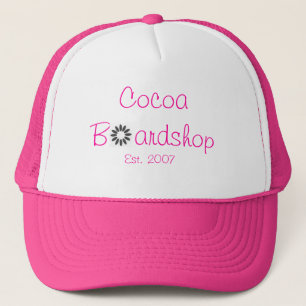 Casquette de camionneur de fleur de filles