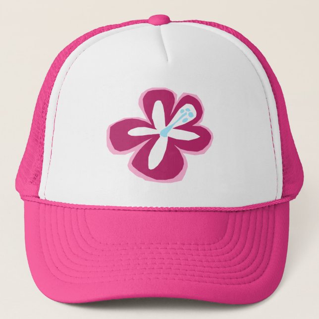 Casquette de camionneur "de fleur de Poipu" (Devant)