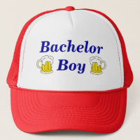 Casquette de camionneur de garçon de célibataire