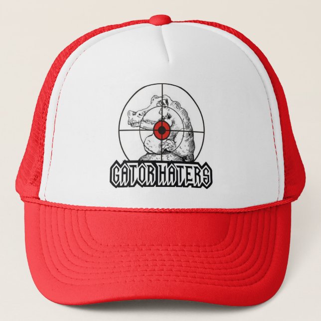Casquette de camionneur de haineux d'alligator (Devant)