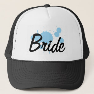 Casquette de camionneur de jeune mariée