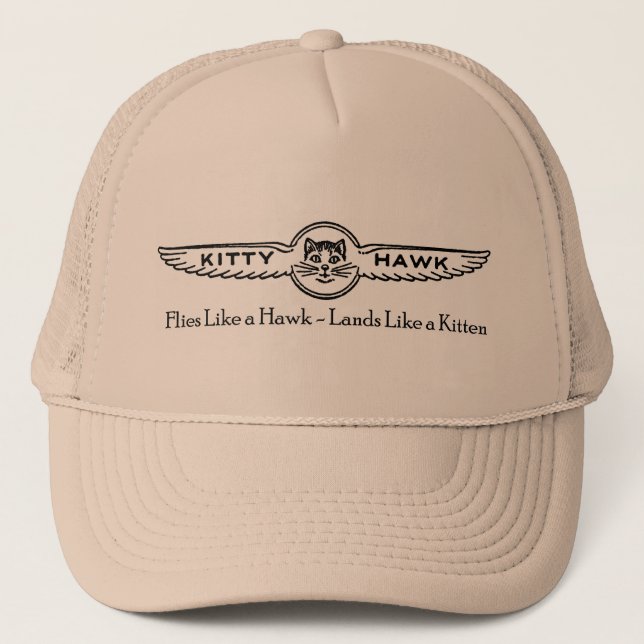 Casquette de camionneur de Kitty Hawk de bourdon (Devant)