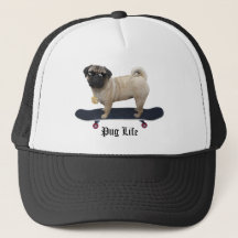 Casquette de camionneur de la vie de carlin