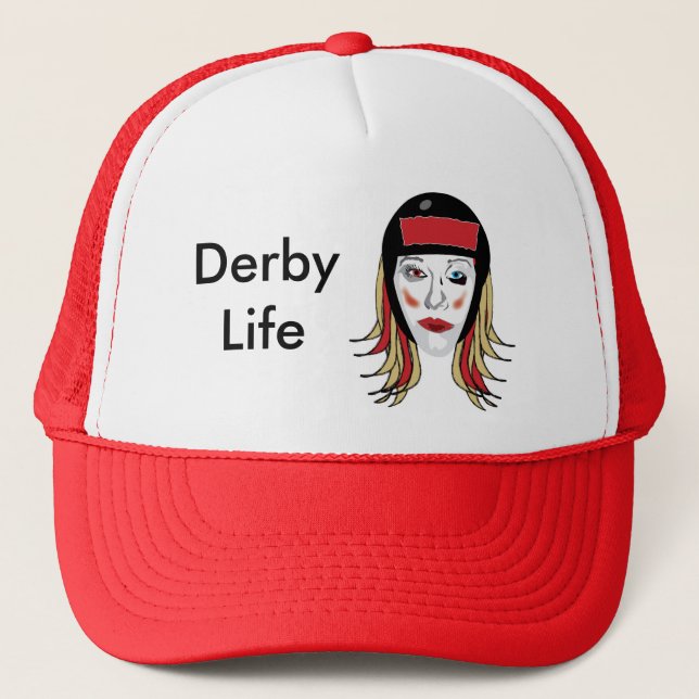 Casquette de camionneur de la vie de Derby (Devant)