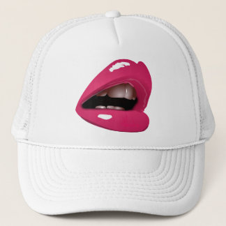 Casquette de camionneur de lèvres de roses indien