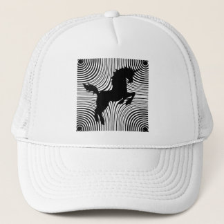 Casquette de camionneur de licorne de coupe de