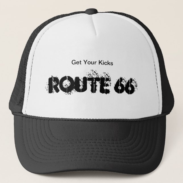 CASQUETTE DE CAMIONNEUR DE L'ITINÉRAIRE 66 (Devant)