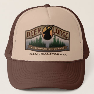 Casquette de camionneur de loge de cerfs communs