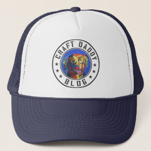 Casquette de camionneur de logo de blog de papa de
