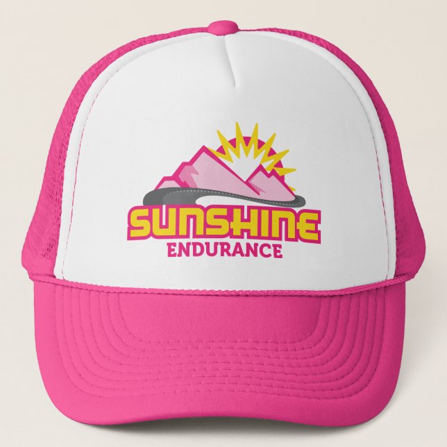 Casquette de camionneur de logo de rose de (Devant)