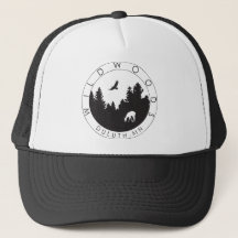 Casquette de camionneur de logo de Wildwoods