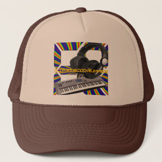 Casquette de camionneur de logo du DJ