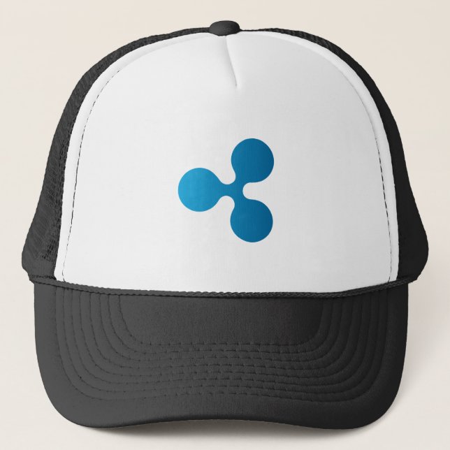 Casquette de camionneur de l'ondulation XRP (Devant)