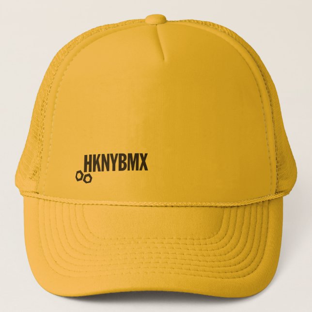 Casquette de camionneur de l'or HKNYBMX (Devant)