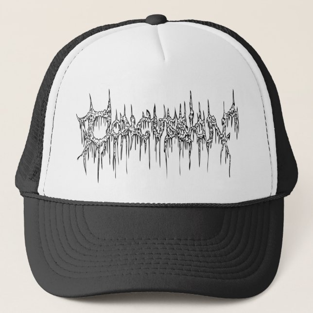 Casquette de camionneur de maille - métal de la (Devant)