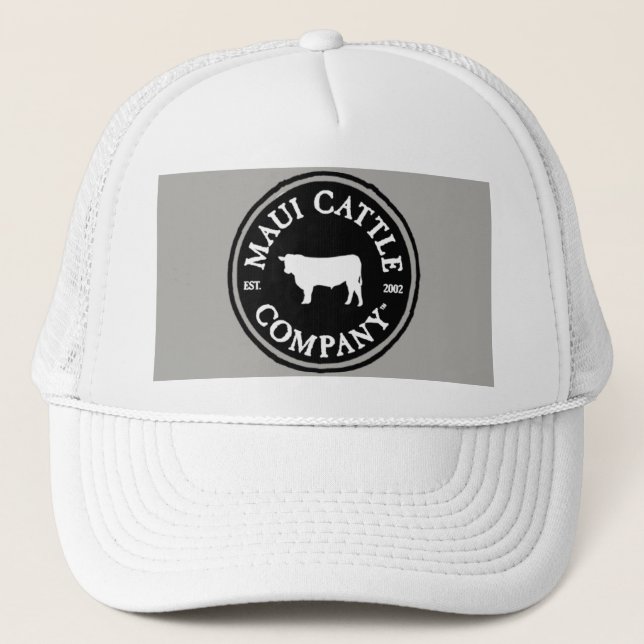 Casquette de camionneur de Maui Cattle Company (Devant)
