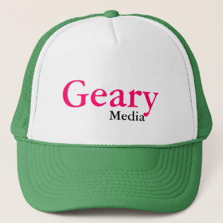 Casquette de camionneur de médias de Geary