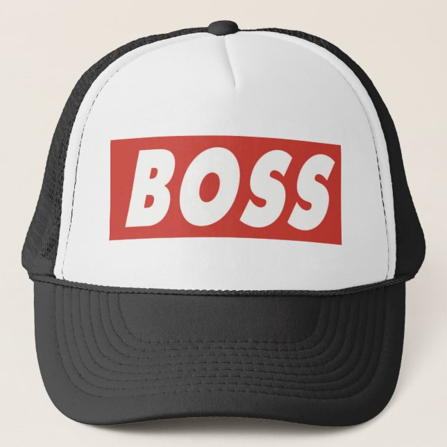 Casquette de camionneur de PATRON (Devant)