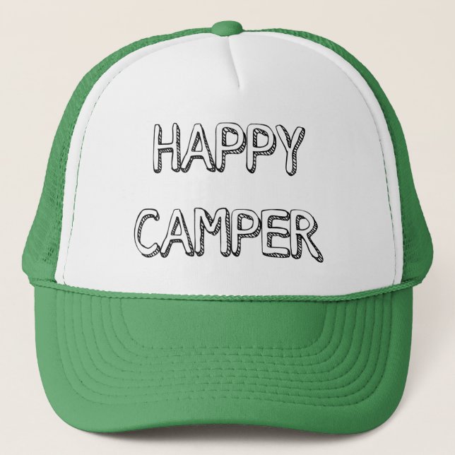 Casquette de camionneur de profondément satisfait (Devant)