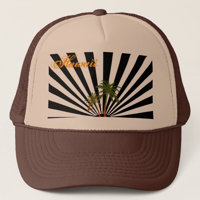 Casquette de camionneur de Rasta Hawaï (Devant)