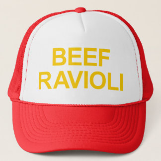 Casquette de camionneur de ravioli de boeuf