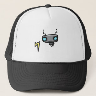 Casquette de camionneur de robot de griffonnages