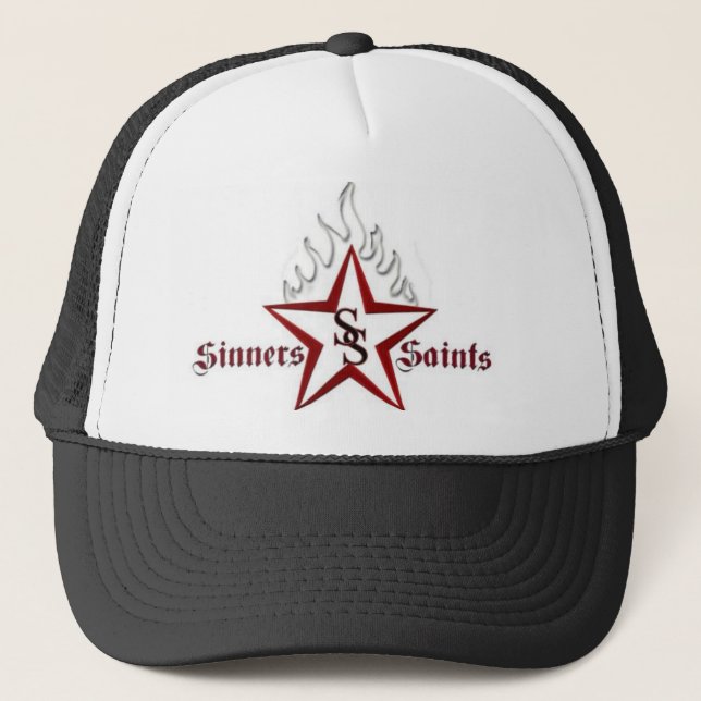Casquette de camionneur de saints de pécheurs (Devant)