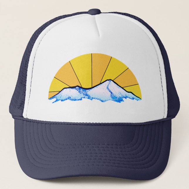 Casquette de camionneur de Shasta de bâti (Devant)