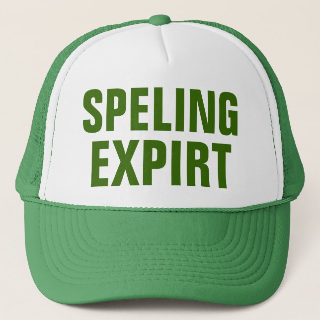 Casquette de camionneur de Speling Expirt (Devant)