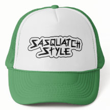 Casquette de camionneur de style de Sasquatch