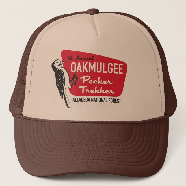 Casquette de camionneur de Trekker de quéquette (Devant)