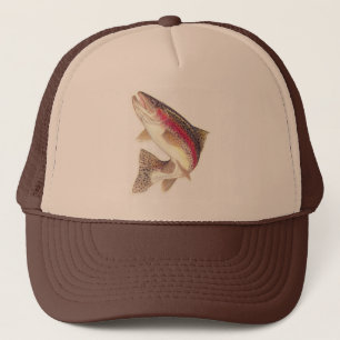 Casquette de camionneur de truite arc-en-ciel