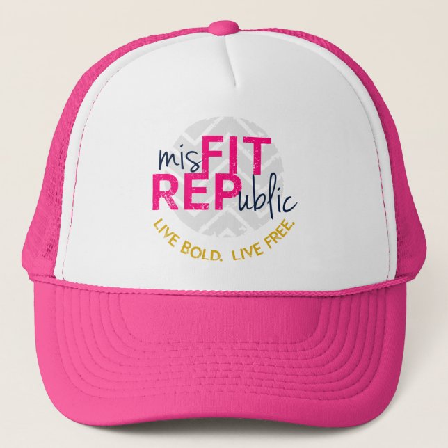 casquette de camionneur de vêtement manqué (Devant)