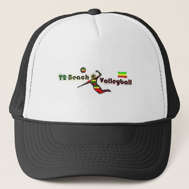 CASQUETTE de camionneur de volleyball de plage de (Devant)
