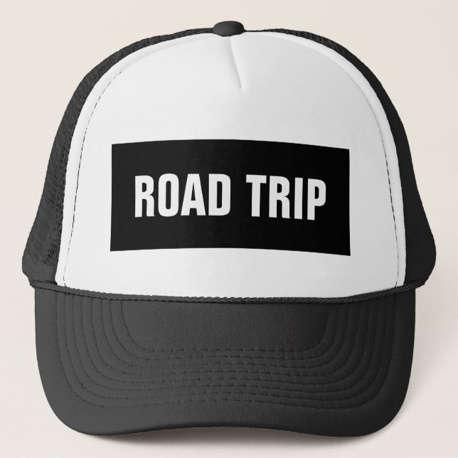 Casquette de camionneur de voyage par la route (Devant)