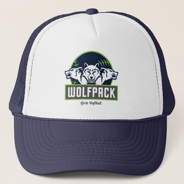 Casquette de camionneur de WolfPack Snapback (Devant)