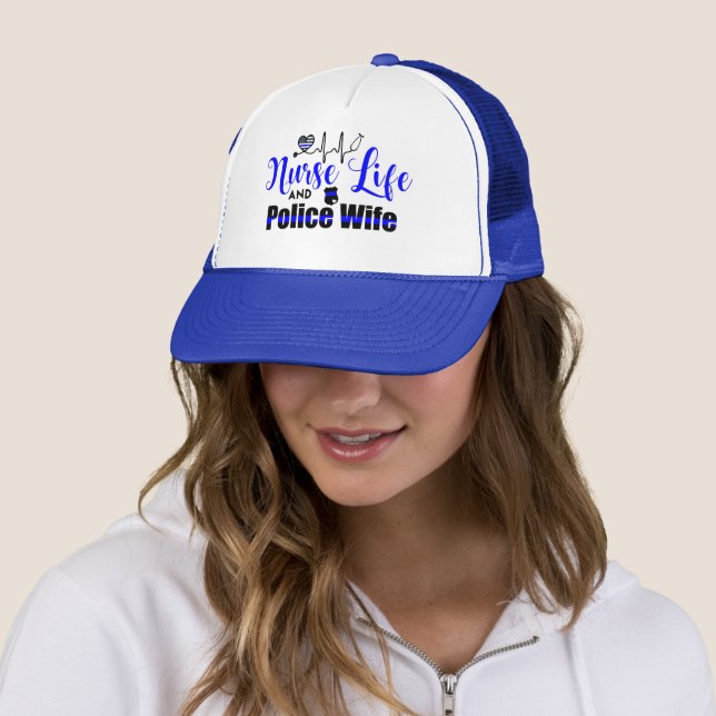 Casquette de camionneur d'épouse de la vie et de (En situation)