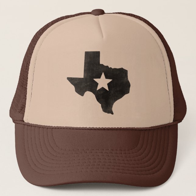 Casquette de camionneur d'étoile de Texas (Devant)