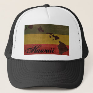 Casquette de camionneur d'Hawaï Rasta