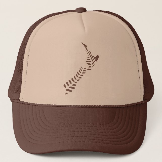 Casquette de camionneur du NZ 3 de fougère (Devant)